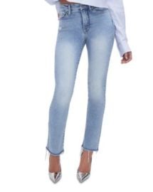 Good American Good Legs High Rise Ankle Straight Jeans in Indigo Bloomingdales at Bloomingdales