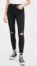 Good American Good Waist Extreme V Jeans at Shopbop