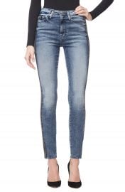 Good American Good Waist Stripe Skinny Jeans  Blue 249   Regular  amp  Plus Size    Nordstrom at Nordstrom