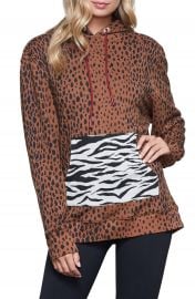 Good American Mixed Animal Hoodie   Nordstrom at Nordstrom