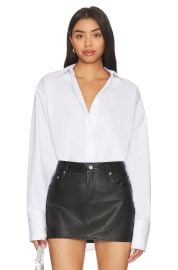 Good American Oversized Poplin Shirt at Revolve