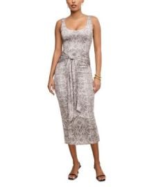 Good American Slinky Jersey Tie Waist Dress Bloomingdales at Bloomingdales