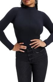 Good American So Soft Mock Neck Bodysuit at Nordstrom