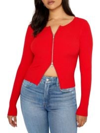 Good American Virgo Sweater in Grenadine003 at Saks Off 5th