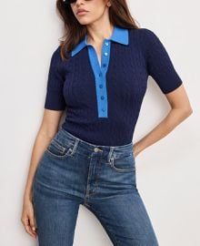 Good American Womens Cable Knit Button Up Bodysuit - Macys at Macys
