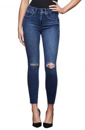 Good Legs High Waist Raw Edge Ankle Skinny Jeans at Nordstrom