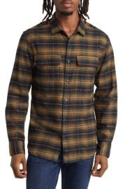 Good Man Brand Plaid Flannel Button-Up Shirt in Blue Plaid at Nordstrom