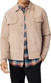 Good Man Brand SUEDE JEAN JACKET at Mens Clothing store at Amazon