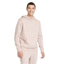 Goodfellow amp Co Shirts Goodfellow Light Taupe Black Fleck Fleece Hooded Sweatshirt Small 3637 Poshmark at Poshmark