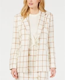 Goodwin Windowpane-Print Blazer at Macys