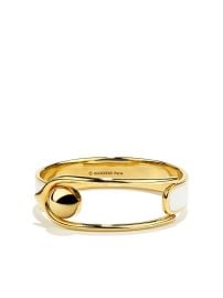 Goossens Large Boucle gold-plated Bracelet Gold at Farfetch