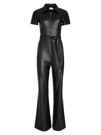 Gorgeous Vegan Leather Jumpsuit at Saks Fifth Avenue