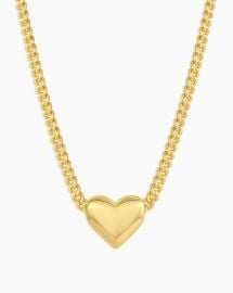 Gorjana Lou Heart Charm Necklace at Gorjana