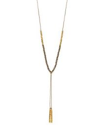 Gorjana Pyrite Power Beaded Necklace  32  034 at Bloomingdales