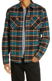 Gotcha Darwin Plaid Cotton Button Up Shirt at Nordstrom