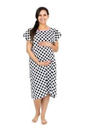 Gownies - Labor  amp  Delivery Maternity Hospital Gown by Baby Be Mine Maternity  Hospital Bag Must Have  Best Baby Shower Gift at Amazon