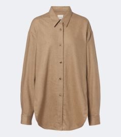Goya oversized wool and cashmere shirt at Mytheresa