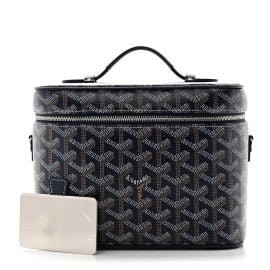 Goyard Goyardine Muse Vanity Case Navy 1410035 FASHIONPHILE at Fashionphile