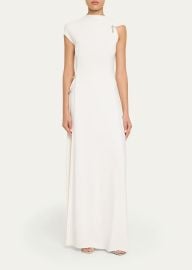 Grace Ling Relic Charms Gathered Jersey Maxi Dress at Bergdorf Goodman