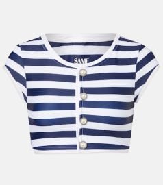 Grace striped bikini top at Mytheresa