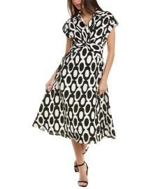 Gracia Twisted Front Midi Dress at Shop Simon