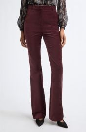 Gracie Flare Leg Velvet Pants at Nordstrom