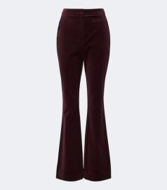 Gracie cotton-blend velvet flared pants at Mytheresa