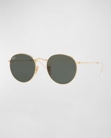 Gradient Round Metal Sunglasses, 53MM at Neiman Marcus