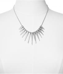 Graduated Spike Necklace at Express