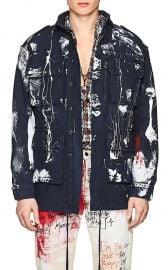 Graffiti Cotton Twill Field Jacket by Faith Connexion at Barneys Warehouse