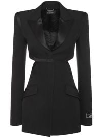 Grain de poudre wool cutout jacket - Versace - Women Luisaviaroma at Luisaviaroma