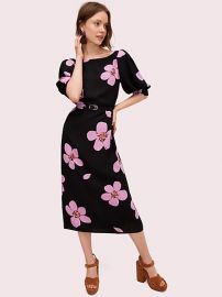 Grand Flora Button Back Dress by Kate Spade at Kate Spade