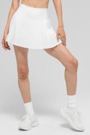 Grand Slam Tennis Skirt - White ALO at Alo Yoga