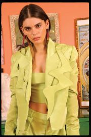 Granny Smith Squiggle Blazer by Mia Vesper at Mia Vesper