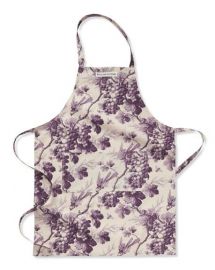 Grape print apron at Williams Sonoma