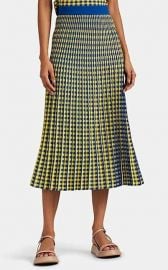 Graphic-Gingham Jacquard Midi-Skirt by Derek Lam 10 Crosby at Saks Fifth Avenue