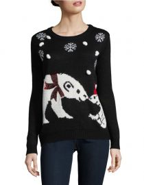 Graphic Roundneck Sweater Faith and  Zoe at Lord & Taylor