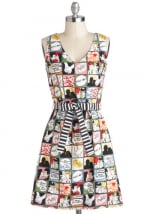 Graphic print dress at Modcloth at Modcloth