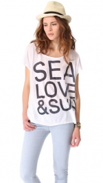 Graphic print tee by Sundry at Shopbop