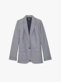 Gray Valse Blazer with Rhinestones ZadigampVoltaire at Zadig & Voltaire