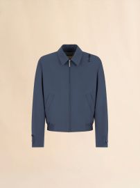 Gray light wool jacket with collar Marni at Marni