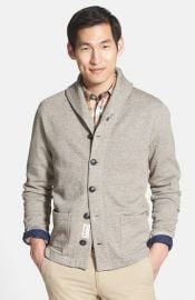 Grayers French Terry Shawl Collar Cardigan at Nordstrom