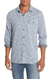 GrayersTrim Fit Double Face Sport Shirt at Nordstrom