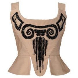 Grecian Beaded Corset at 1st Dibs