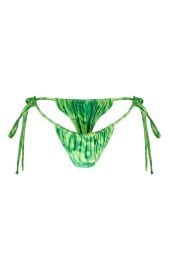 Green Abstract Print Tie Bikini Bottoms  PrettyLittleThing USA at Pretty Little Thing