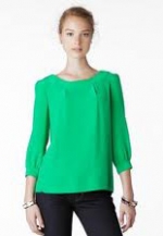 Green Bridgette Top at Kate Spade