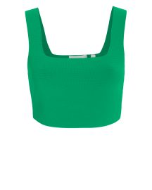 Green Crop Knit Tank Top  ALC at Intermix