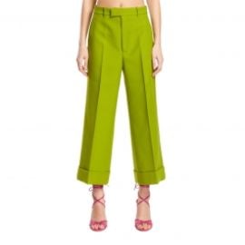 Green Cropped Pants - Antonia at Antonia