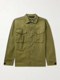 Green ICONS Cotton Overshirt RAG amp BONE MR PORTER at Mr Porter