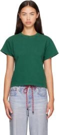 Green Kelly Washed Boxy T-shirt at ssense